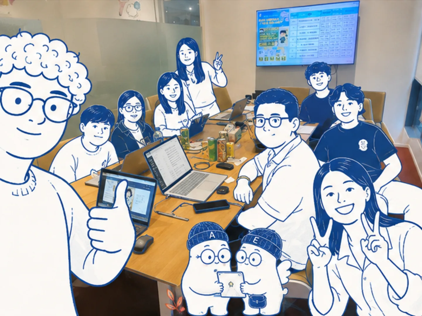 成人班課堂：學員一同操作，導師在旁指導